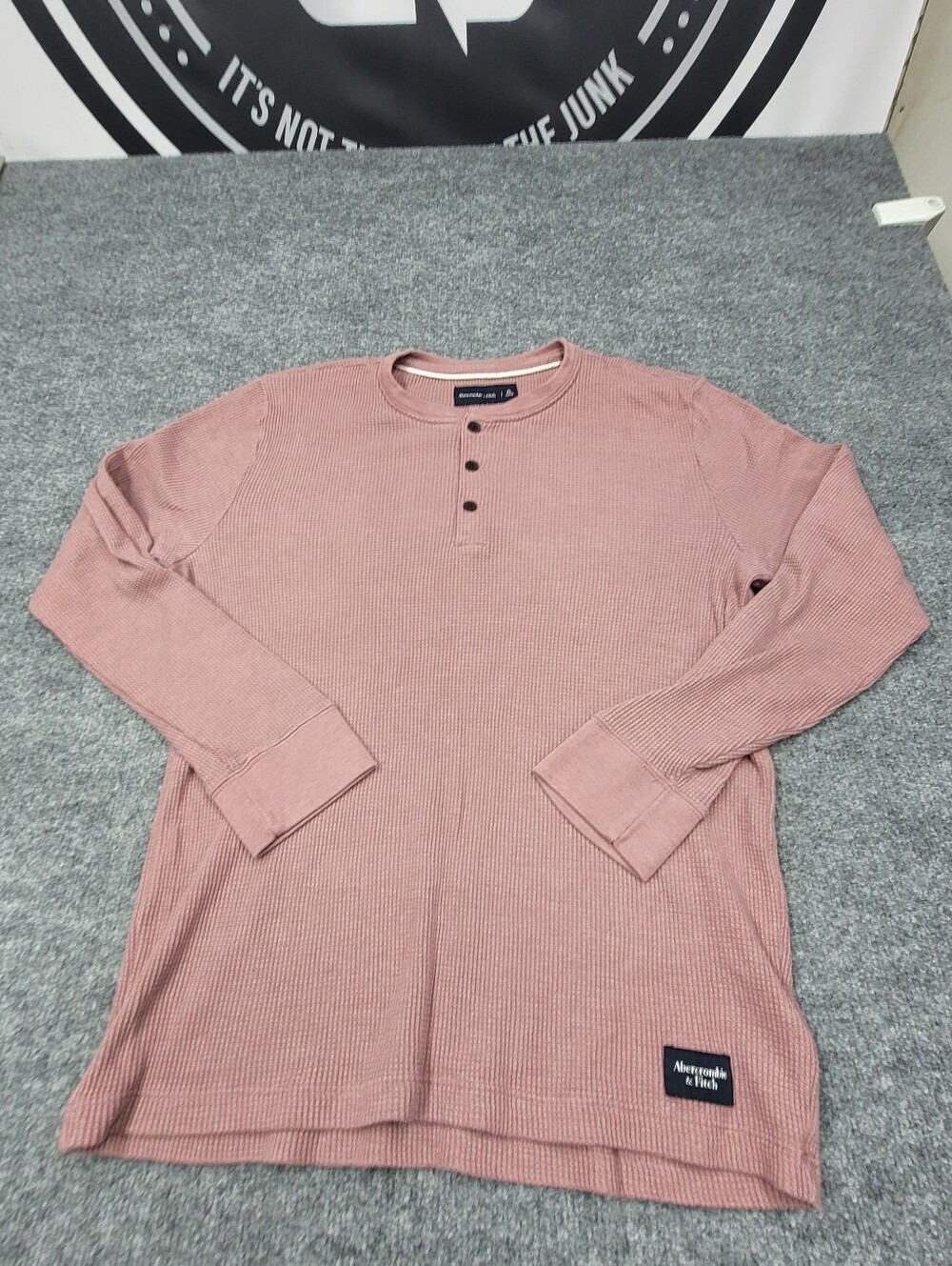 Mens Abercrombie & Fitch Long Sleeve Thermal Shirt Size XL